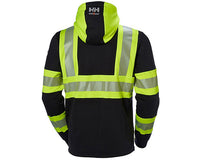 Helly Hansen Workwear ICU hettejakke arbeidsjakke refleks synlighetsjakke klasse 1 gul hoodie