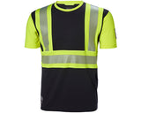 Helly Hansen Workwear ICU t-skjorte synlighet refleks t-skjorte klasse 1 gul arbeidsklær